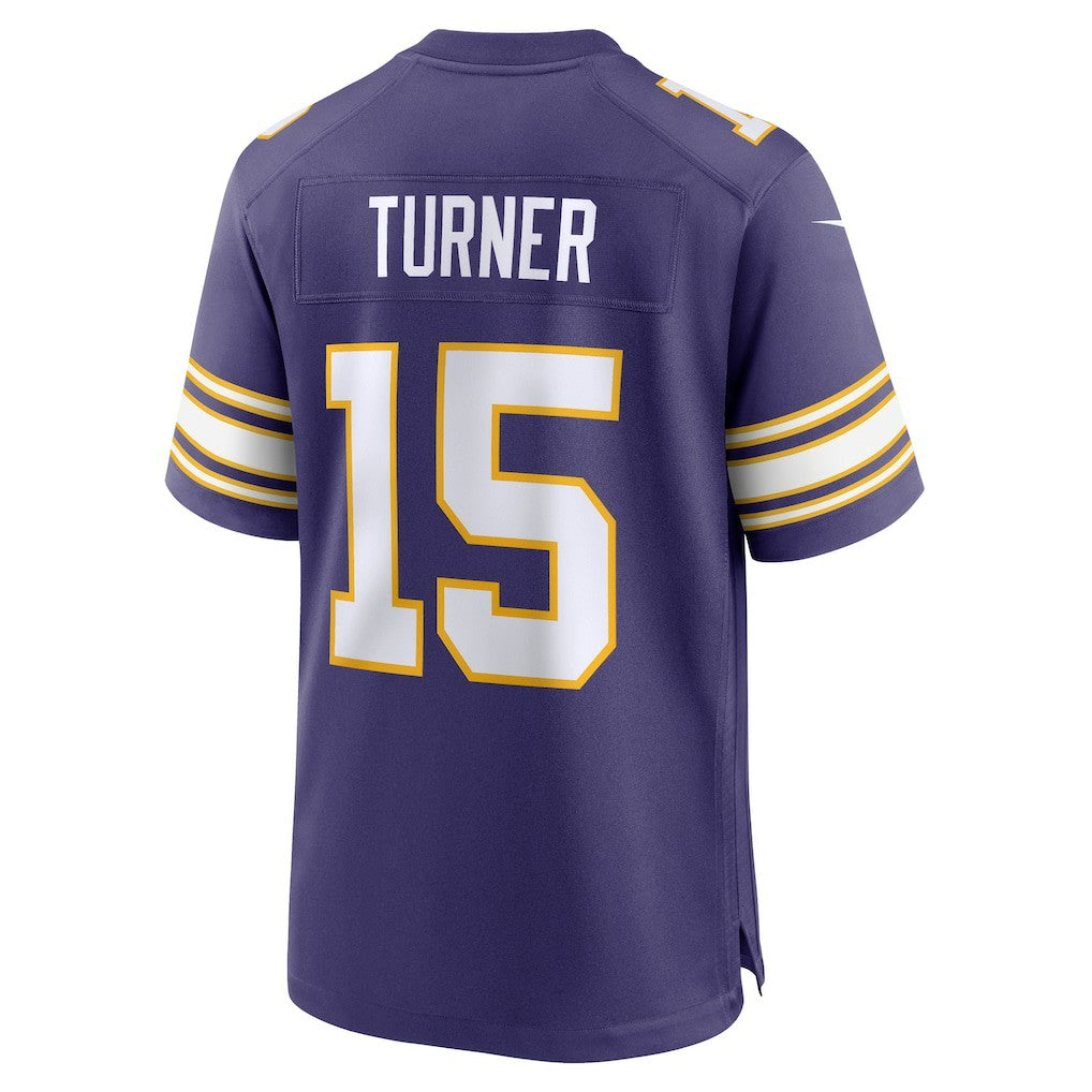 Nike Dallas Turner Minnesota Vikings Alternate Game Jersey Purple