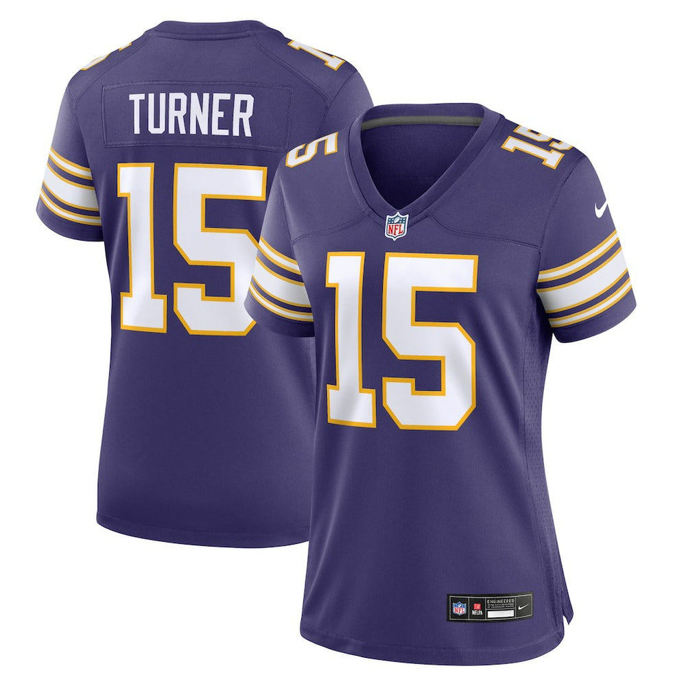 Nike Dallas Turner Minnesota Vikings Women's Alternate Game Jersey Purple