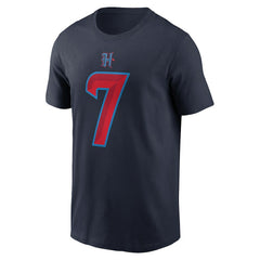 Nike C.J. Stroud Houston Texans Name & Number T-Shirt Navy