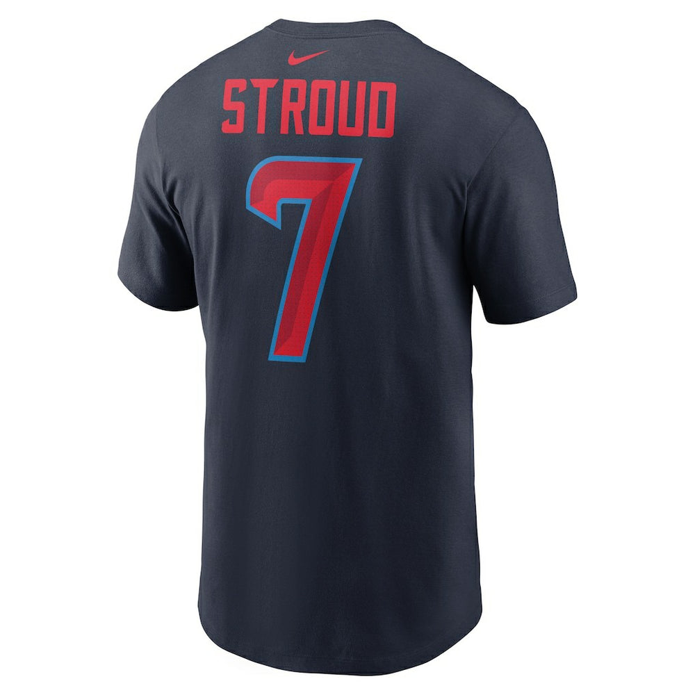 Nike C.J. Stroud Houston Texans Name & Number T-Shirt Navy