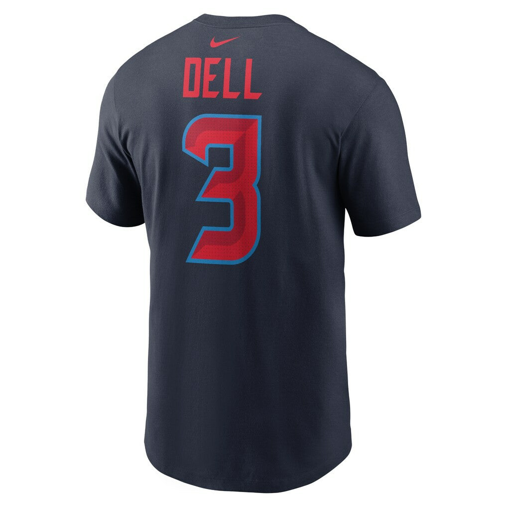 Nike Tank Dell Houston Texans Name & Number T-Shirt Navy