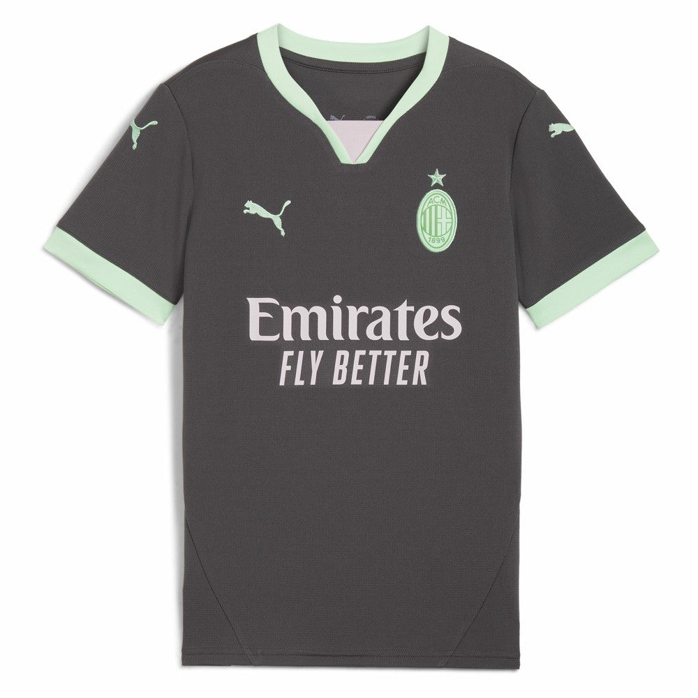 AC Milan Youth 2024/25 Third Replica Jersey Charcoal - Puma for sale