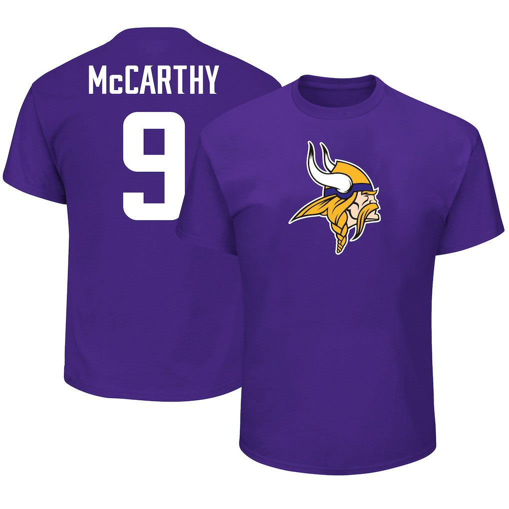 Fanatics J.J. McCarthy Minnesota Vikings Big & Tall Name & Number T-Shirt Purple
