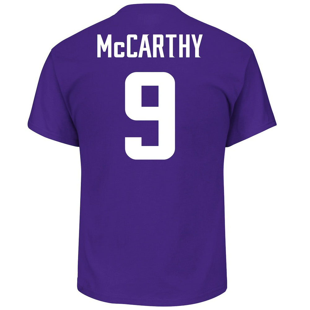 Fanatics J.J. McCarthy Minnesota Vikings Big & Tall Name & Number T-Shirt Purple