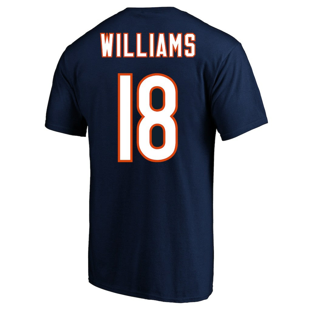 Fanatics Caleb Williams Chicago Bears Big & Tall Player Name & Number T-Shirt Navy
