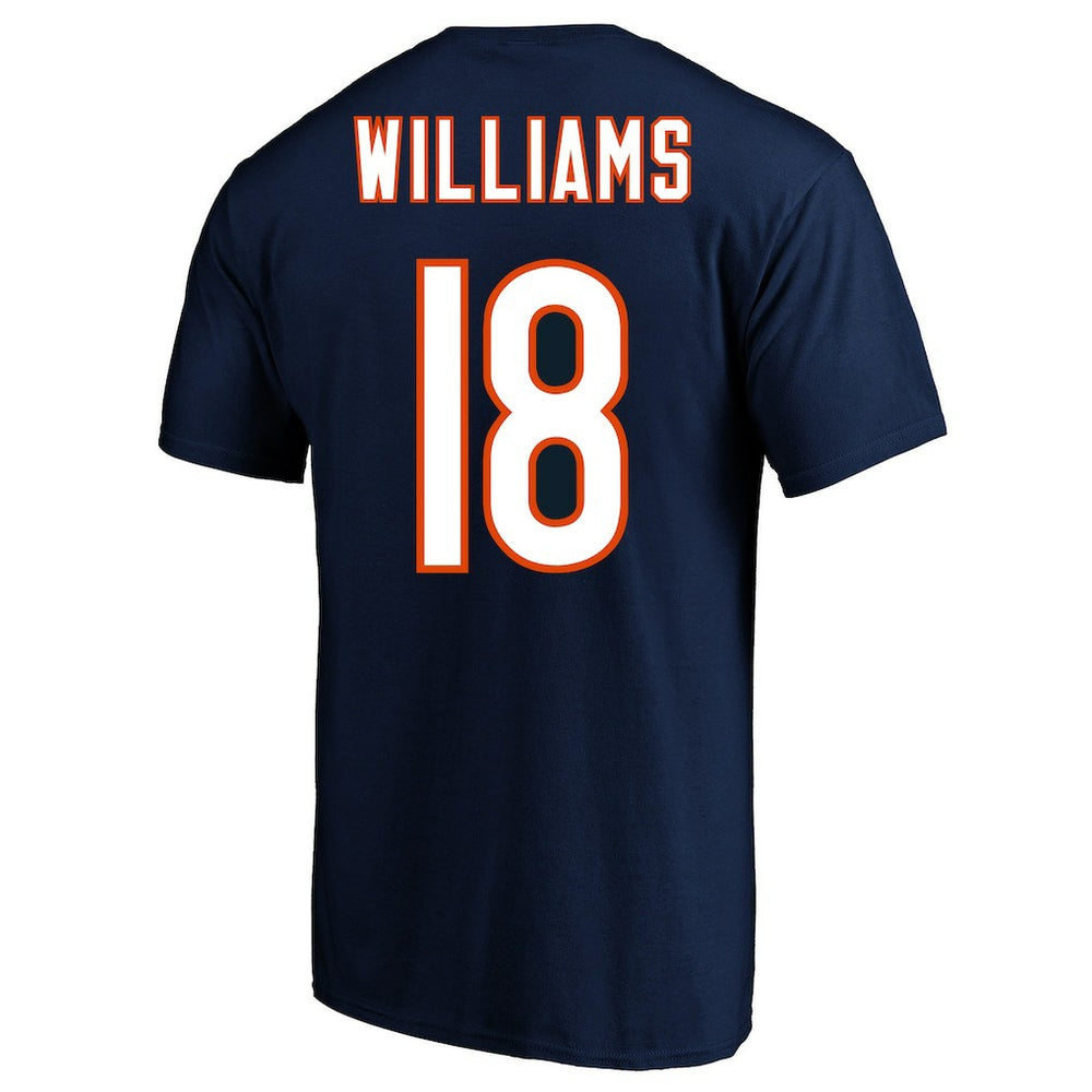 Fanatics Caleb Williams Chicago Bears Big & Tall Player Name & Number T-Shirt Navy