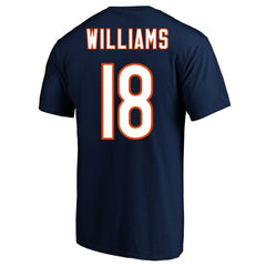 Fanatics Caleb Williams Chicago Bears Big & Tall Player Name & Number T-Shirt Navy