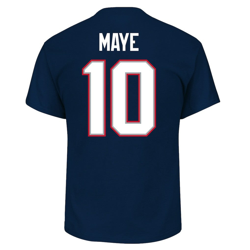 Fanatics Drake Maye New England Patriots Big & Tall Player Name & Number T-Shirt Navy
