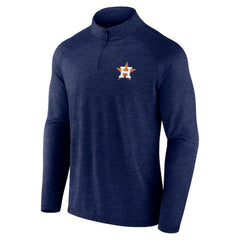 Houston Astros Fanatics Head-to-Head Raglan Quarter-Zip Jacket - Navy - Fanatics Online