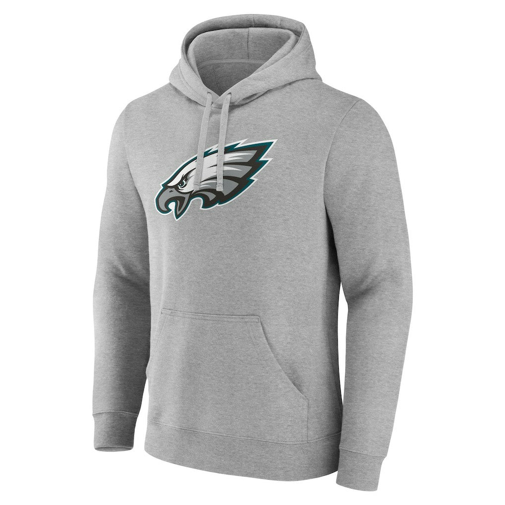 Fanatics Philadelphia Eagles Deliver Fleece Pullover Hoodie Heather Gray