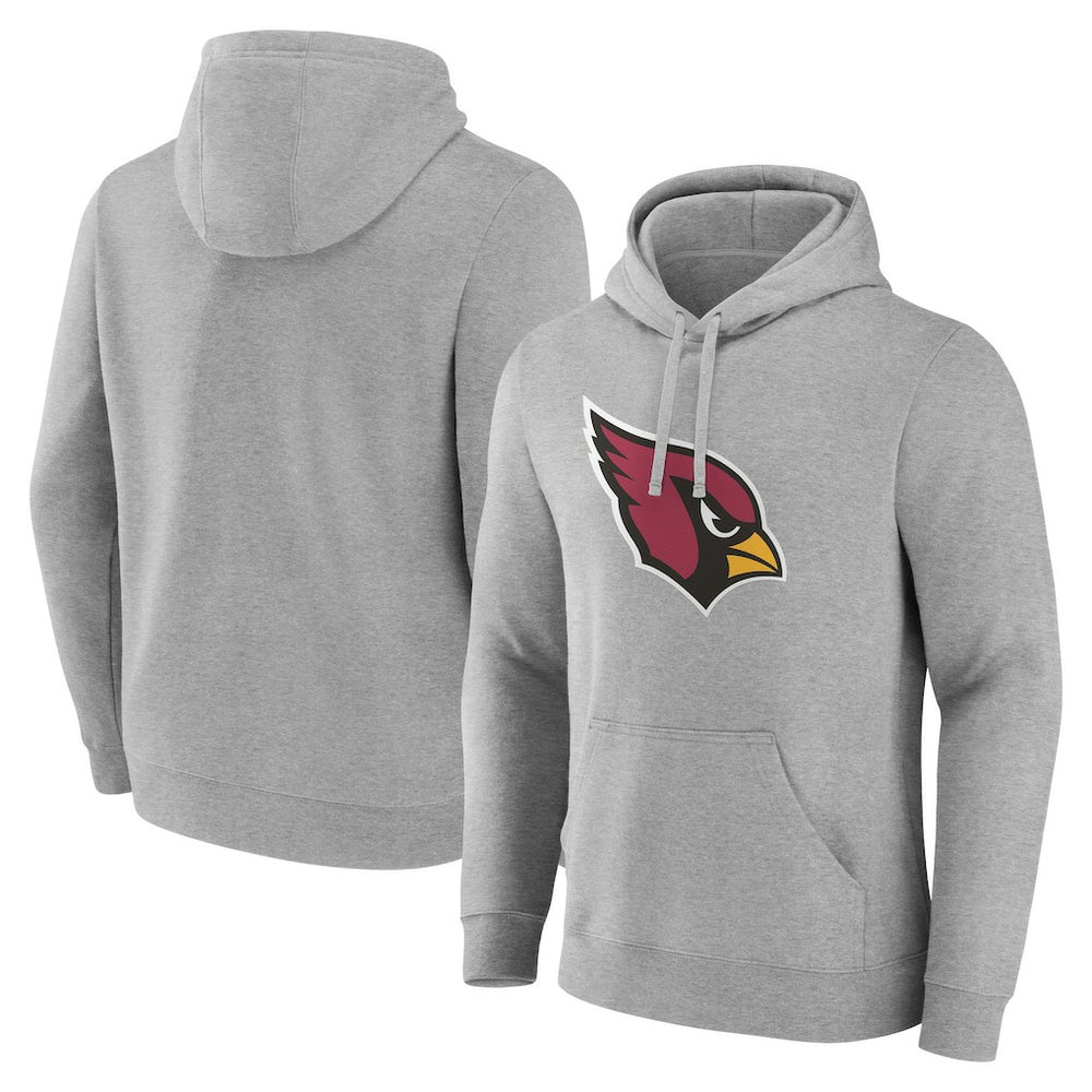 Fanatics Arizona Cardinals Deliver Fleece Pullover Hoodie Heather Gray