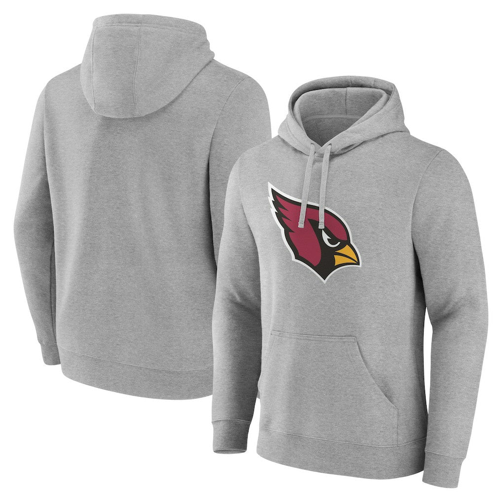 Fanatics Arizona Cardinals Deliver Fleece Pullover Hoodie Heather Gray
