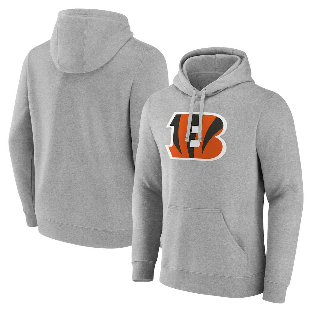 Fanatics Cincinnati Bengals Deliver Fleece Pullover Hoodie Heather Gray
