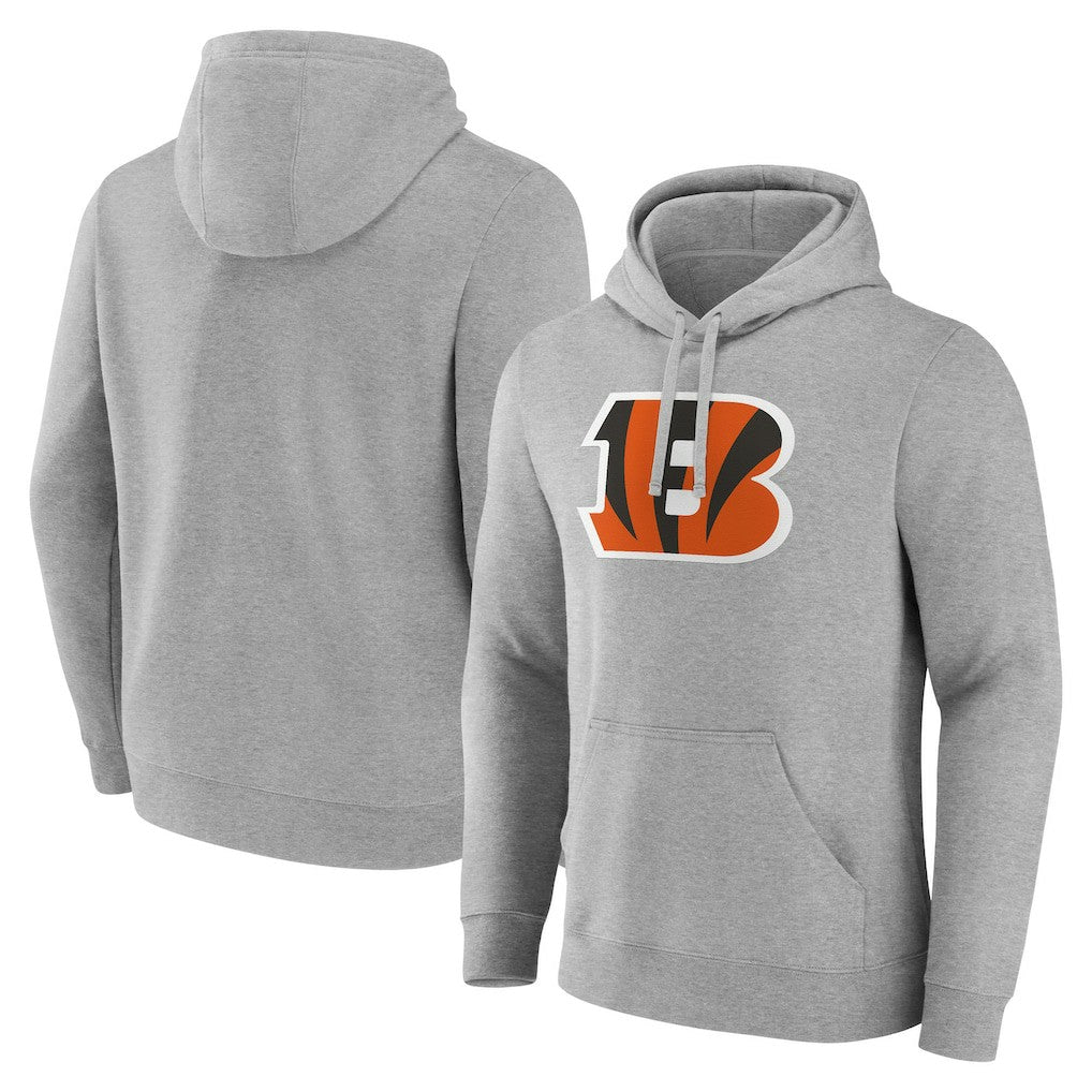 Fanatics Cincinnati Bengals Deliver Fleece Pullover Hoodie Heather Gray