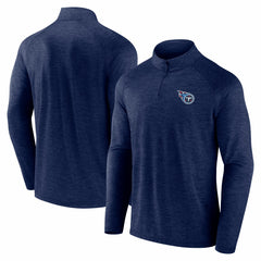 Fanatics Tennessee Titans Head-to-Head Raglan Quarter-Zip Jacket Navy