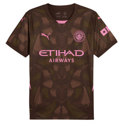 Manchester City 2024/25 Replica Short Sleeve Goalkeeper Jersey Brown - Puma outlet