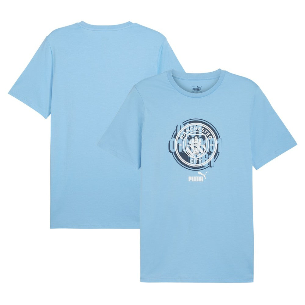 Manchester City ftblCulture T-Shirt Light Blue - Puma