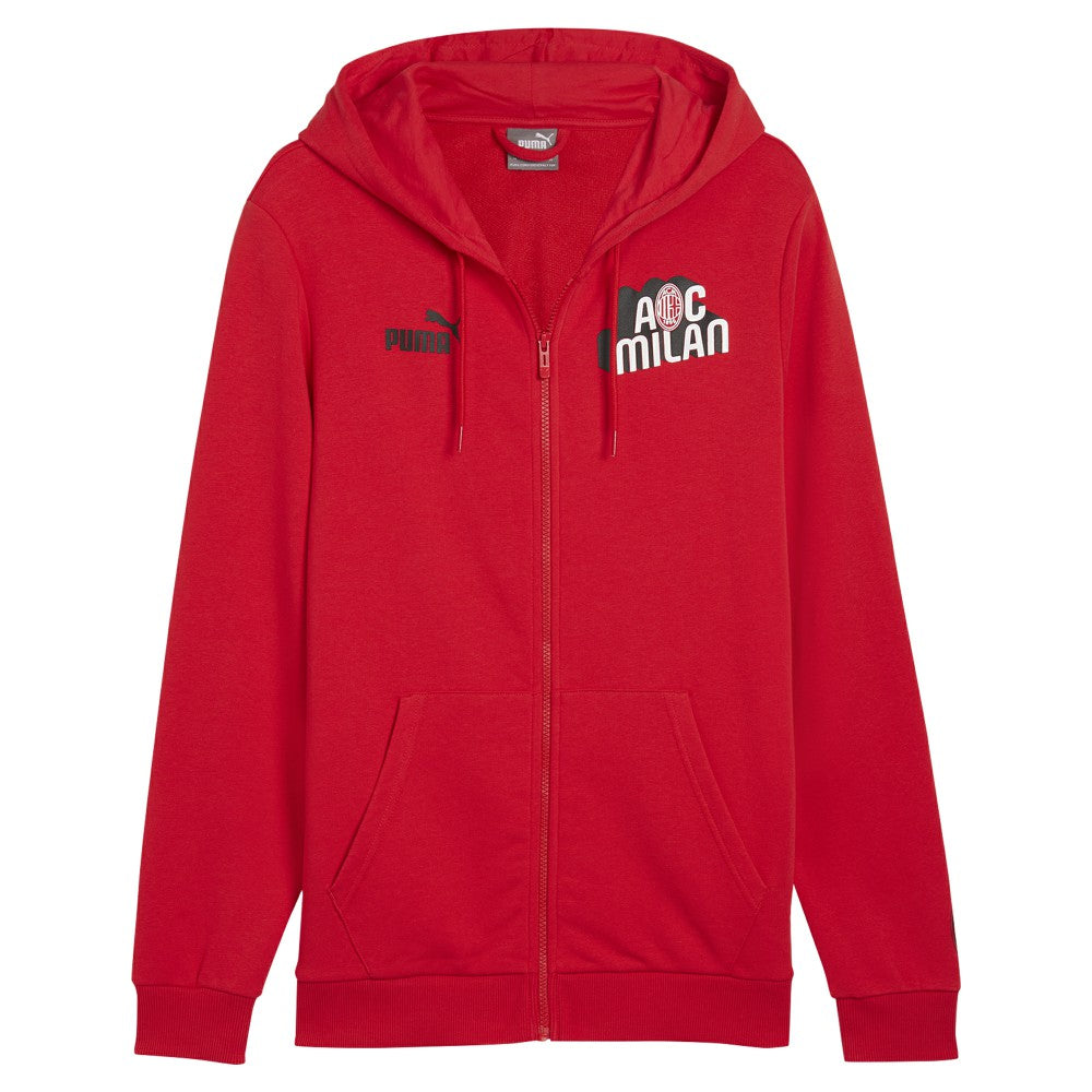 AC Milan ftblCulture Full-Zip Hoodie Red - Puma cheap