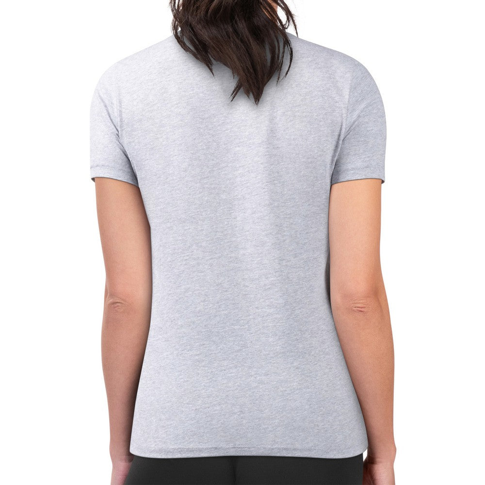 Cincinnati Reds G-III 4Her by Carl Banks Women's Super-Slim Fit Lightweight Team Logo Graphic T-Shirt - Heather Gray - MLB Online