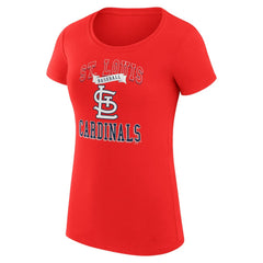St. Louis Cardinals G-III 4Her by Carl Banks Women's Super-Slim Fit Lightweight Team Logo Graphic T-Shirt - Red - MLB Sale