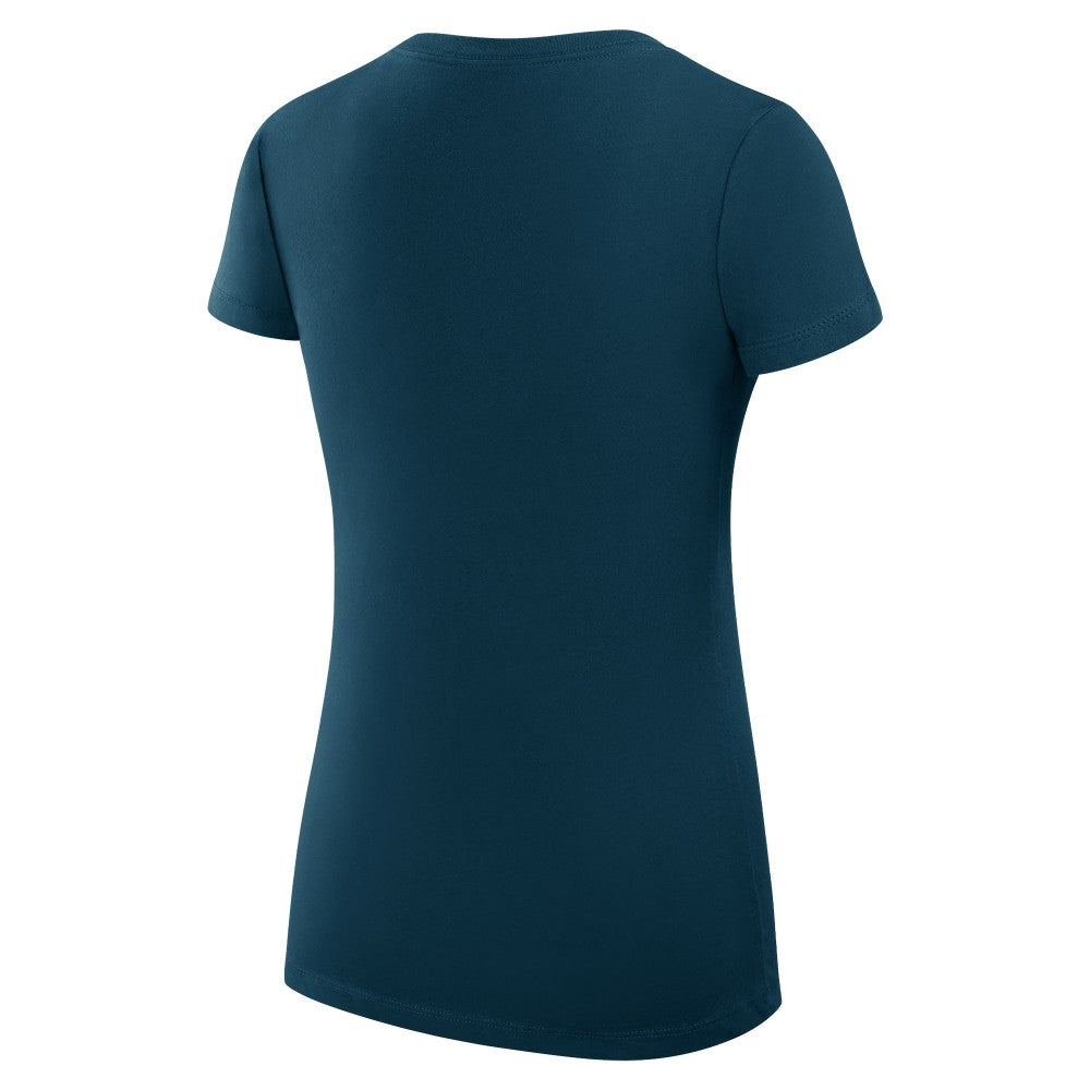 Milwaukee Brewers G-III 4Her by Carl Banks Women's Super-Slim Fit Lightweight Team Logo Graphic V-Neck T-Shirt - Navy - MLB Discount