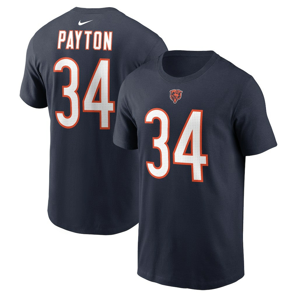 Nike Walter Payton Chicago Bears Retired Player Name & Number T-Shirt Navy