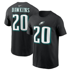 Nike Brian Dawkins Philadelphia Eagles Retired Player Name & Number T-Shirt Black