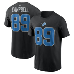 Nike Dan Campbell Detroit Lions Retired Player Name & Number T-Shirt Black