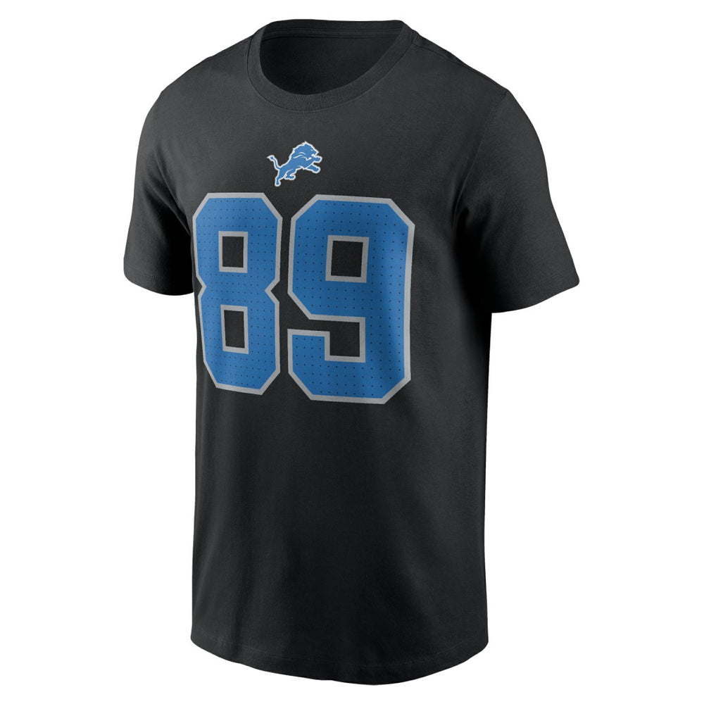 Nike Dan Campbell Detroit Lions Retired Player Name & Number T-Shirt Black