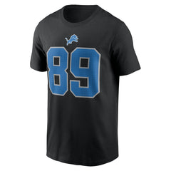 Nike Dan Campbell Detroit Lions Retired Player Name & Number T-Shirt Black