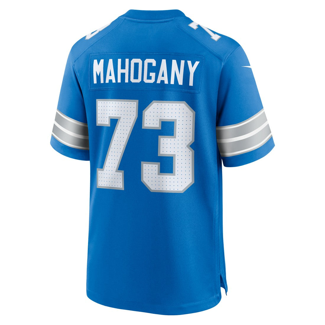 Nike Christian Mahogany Detroit Lions Team Game Jersey Blue