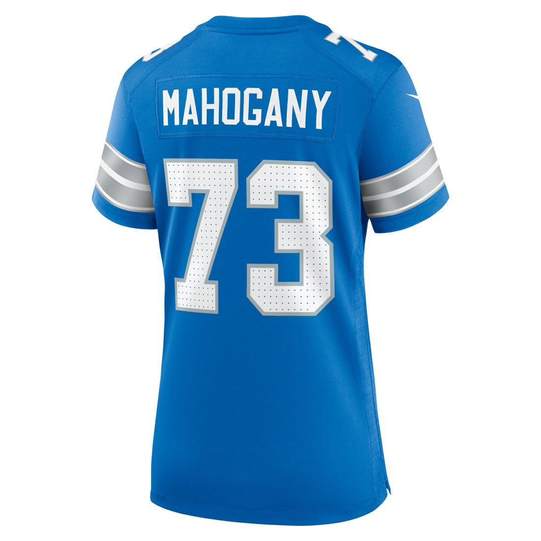 Nike Christian Mahogany Detroit Lions Women's Team Game Jersey Blue