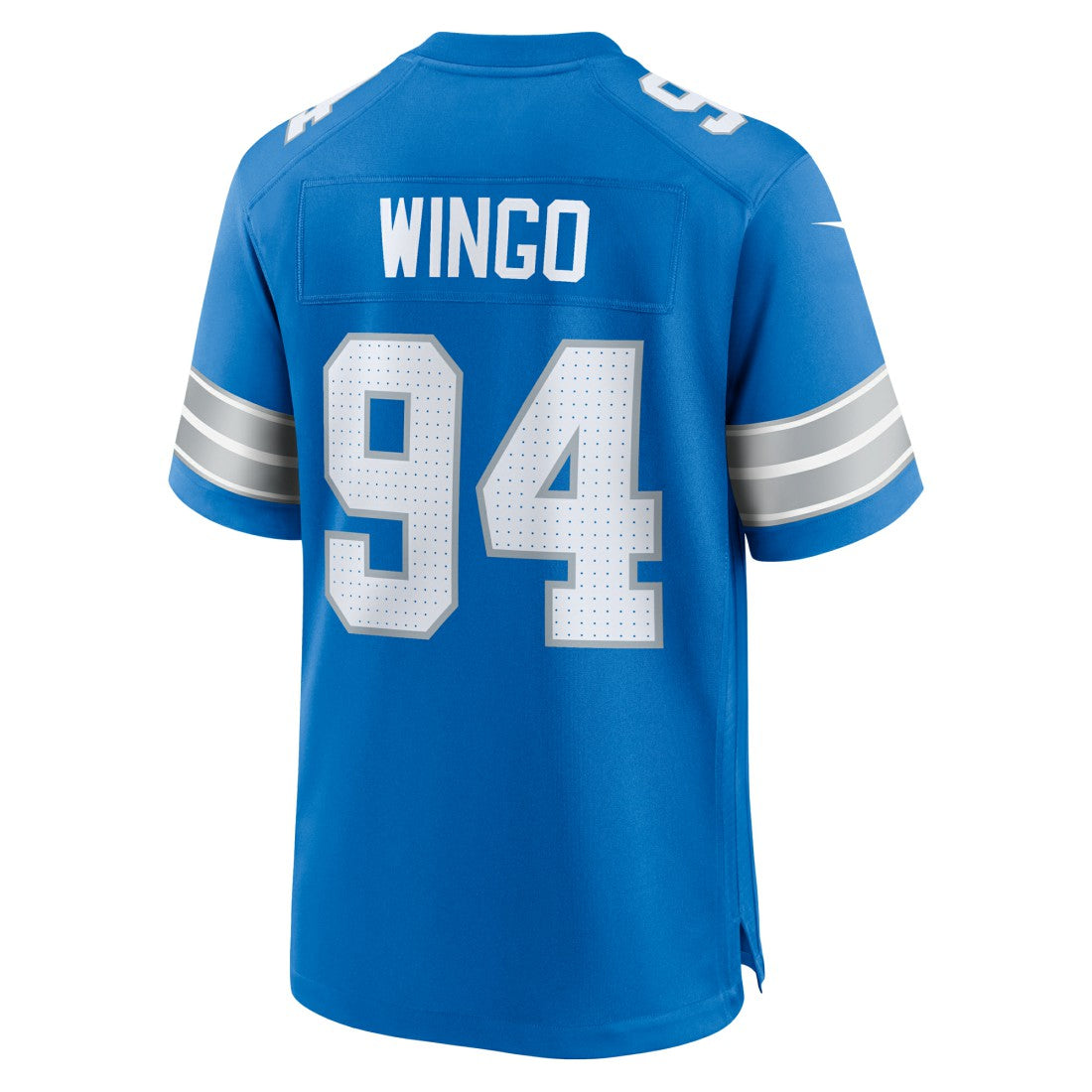 Nike Mekhi Wingo Detroit Lions Team Game Jersey Blue