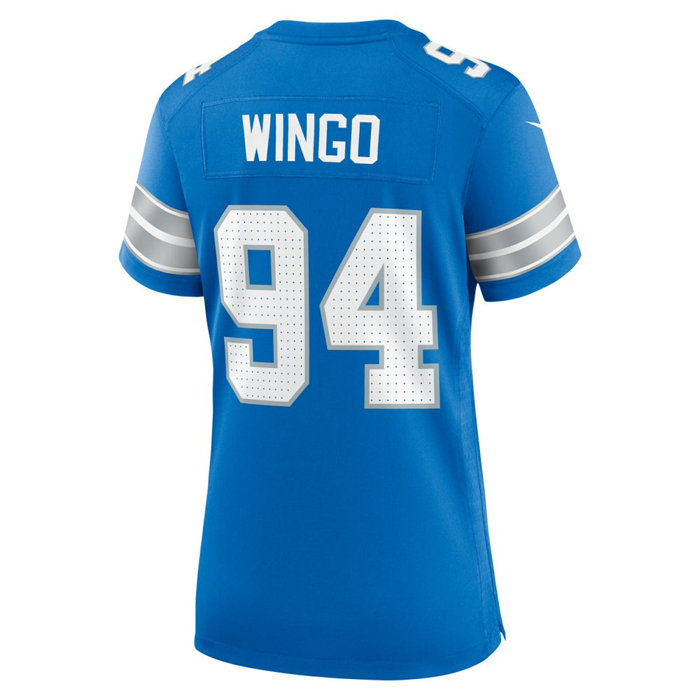 Nike Mekhi Wingo Detroit Lions Women's Team Game Jersey Blue