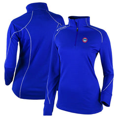 Chicago Cubs Columbia Women's Cooperstown Collection Shotgun 2.0 Omni-Wick Quarter-Zip Top - Royal - Columbia Sale