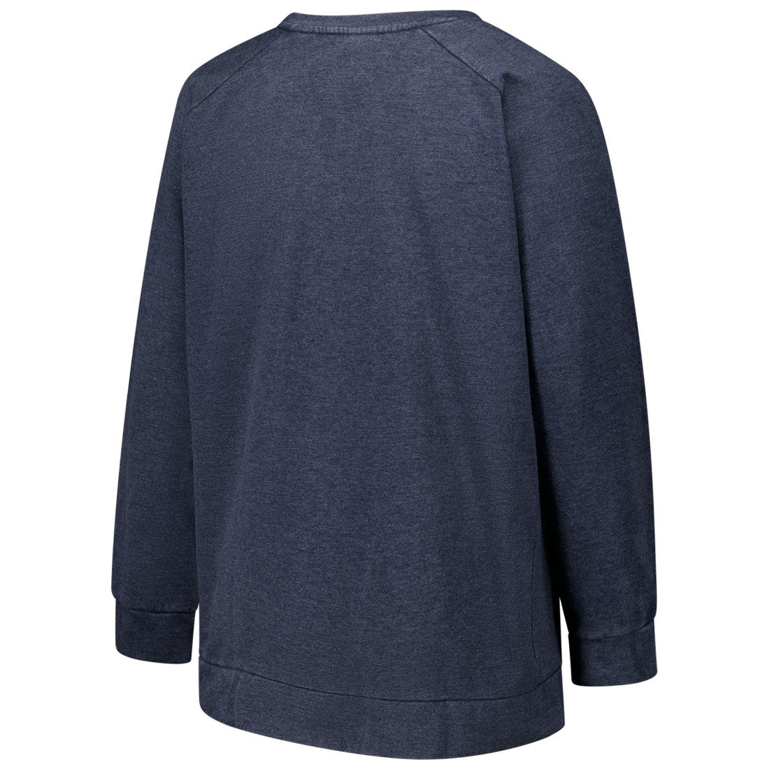 Houston Texans Profile Women's Plus Size Acid Wash Raglan Sweatshirt Navy