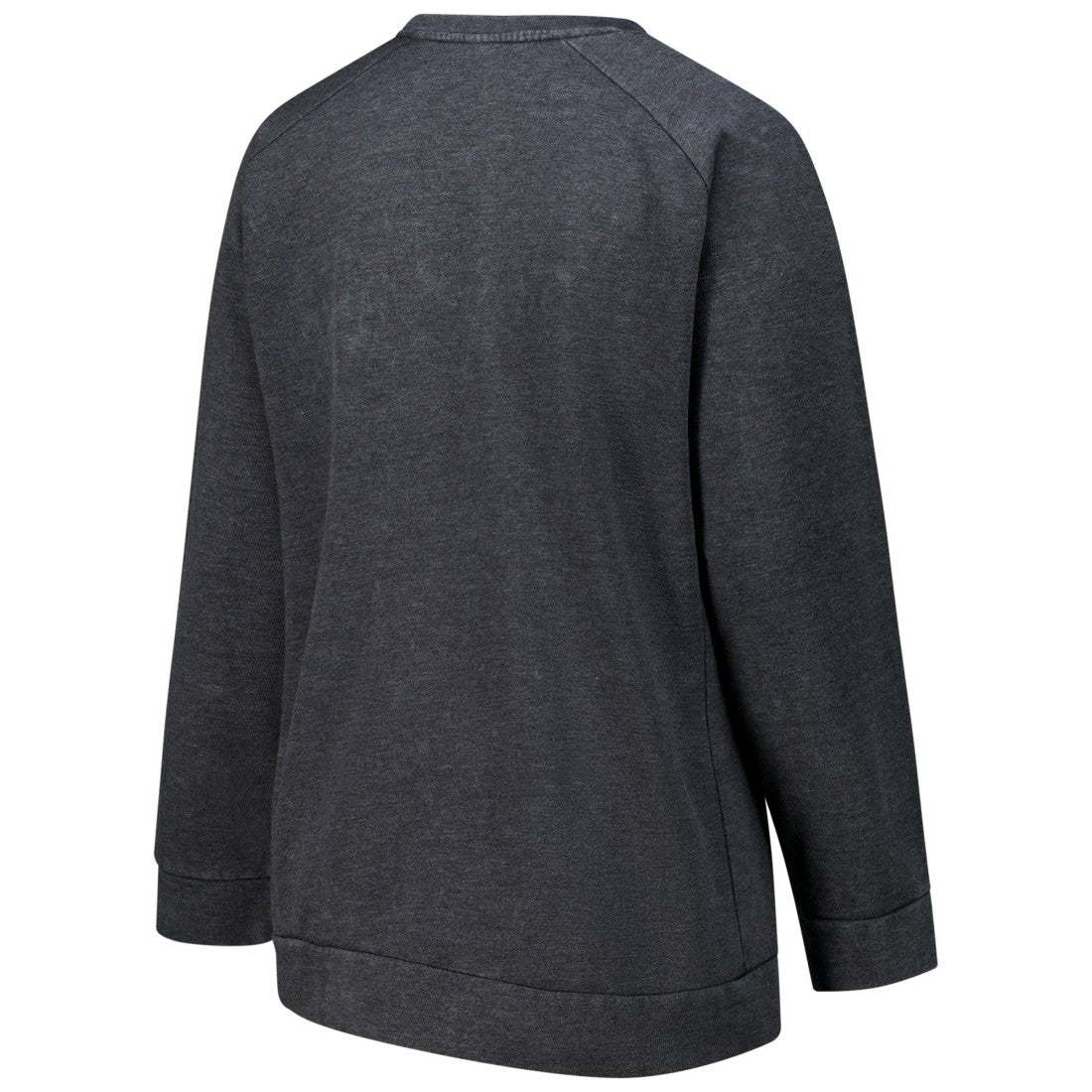Detroit Lions Profile Women's Plus Size Acid Wash Raglan Sweatshirt Charcoal