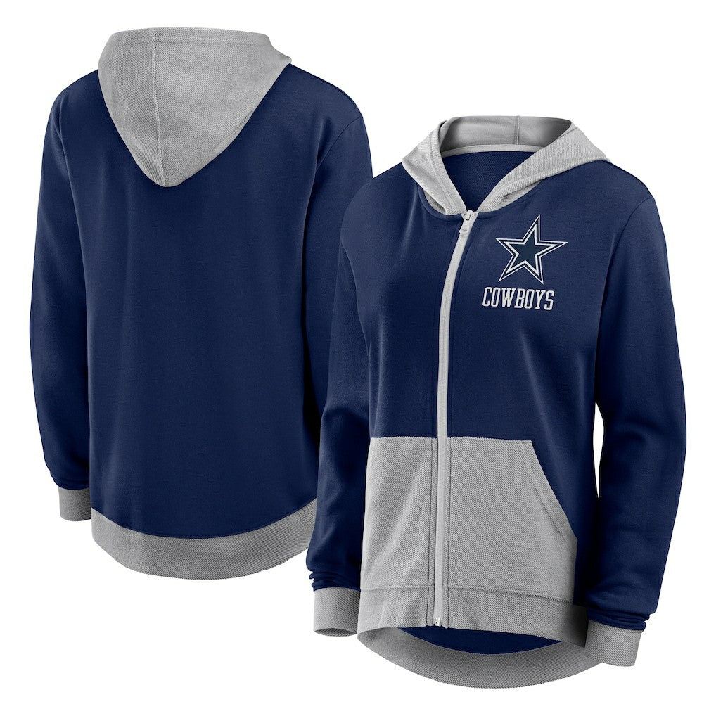 Fanatics Dallas Cowboys Women's Hit It Full-Zip Hoodie Navy