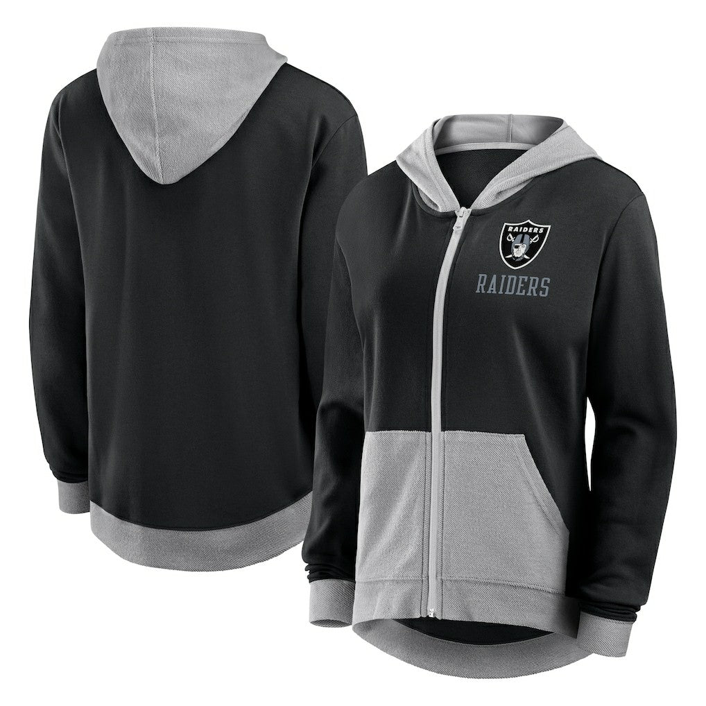 Fanatics Las Vegas Raiders Women's Hit It Full-Zip Hoodie Black