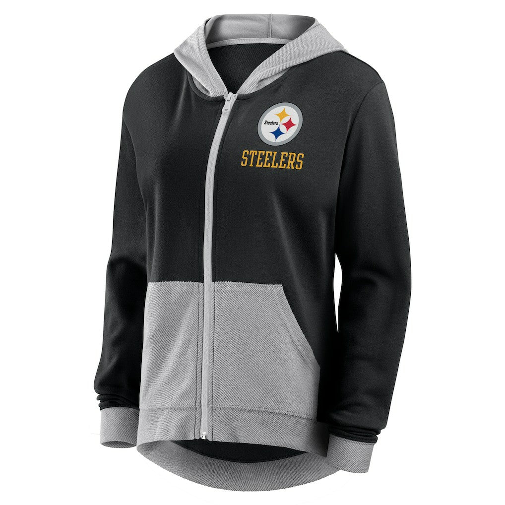 Fanatics Pittsburgh Steelers Women's Hit It Full-Zip Hoodie Black