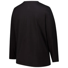 Fanatics Jacksonville Jaguars Women's Long Sleeve Scoop Neck T-Shirt Black