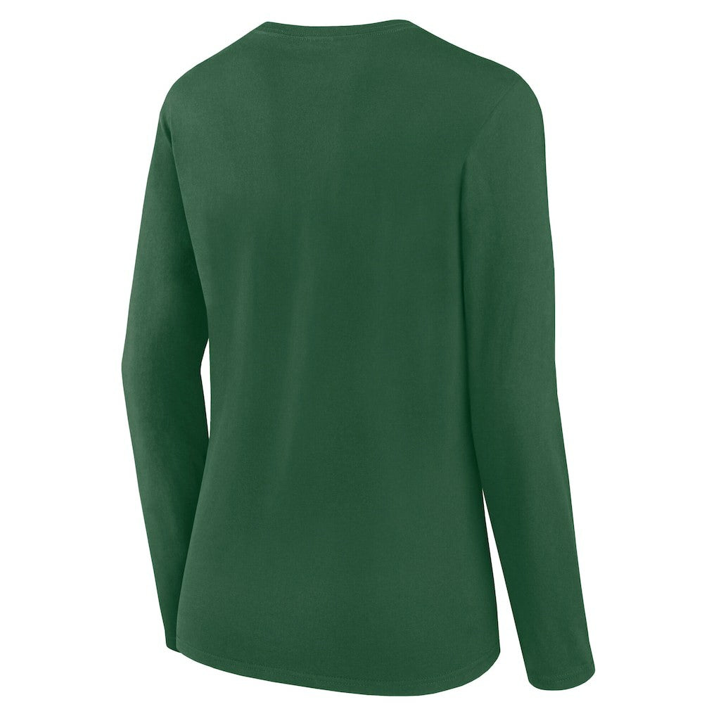 Fanatics New York Jets Women's Long Sleeve Scoop Neck T-Shirt Green