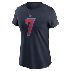 Nike C.J. Stroud Houston Texans Women's Player Name & Number T-Shirt Navy