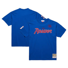 Allen Iverson Philadelphia 76ers Premium Nickname T-Shirt Royal | Mitchell & Ness for sale