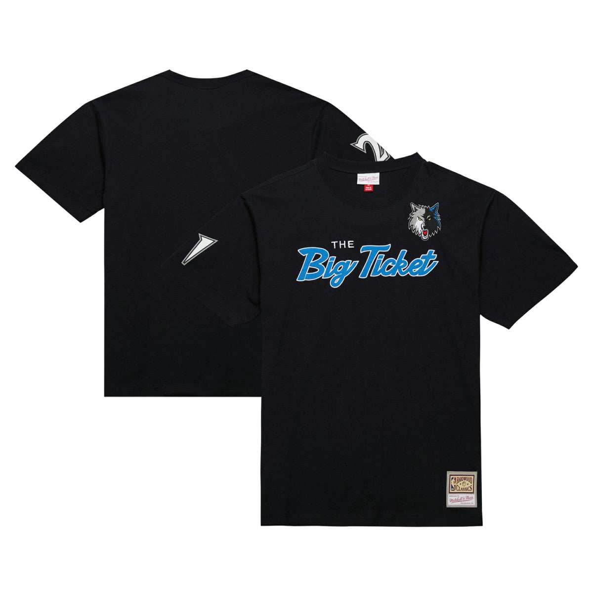 Kevin Garnett Minnesota Timberwolves Premium Nickname T-Shirt Black | Mitchell & Ness for sale