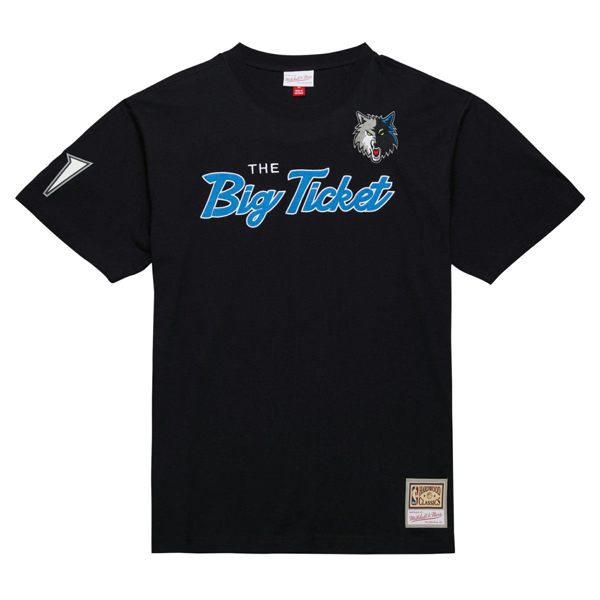Kevin Garnett Minnesota Timberwolves Premium Nickname T-Shirt Black | Mitchell & Ness for sale