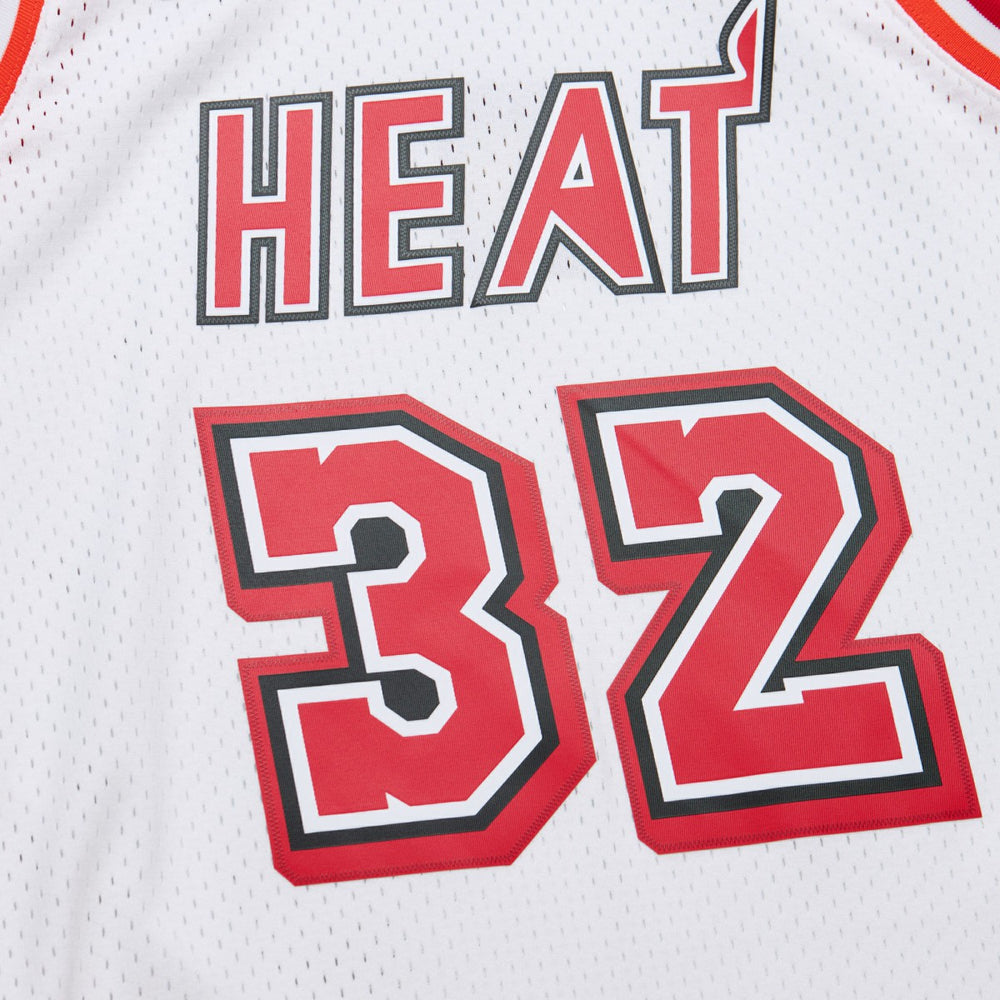 Shaquille O'Neal Miami Heat 2007/08 Hardwood Classics Swingman Jersey White | Mitchell & Ness discount