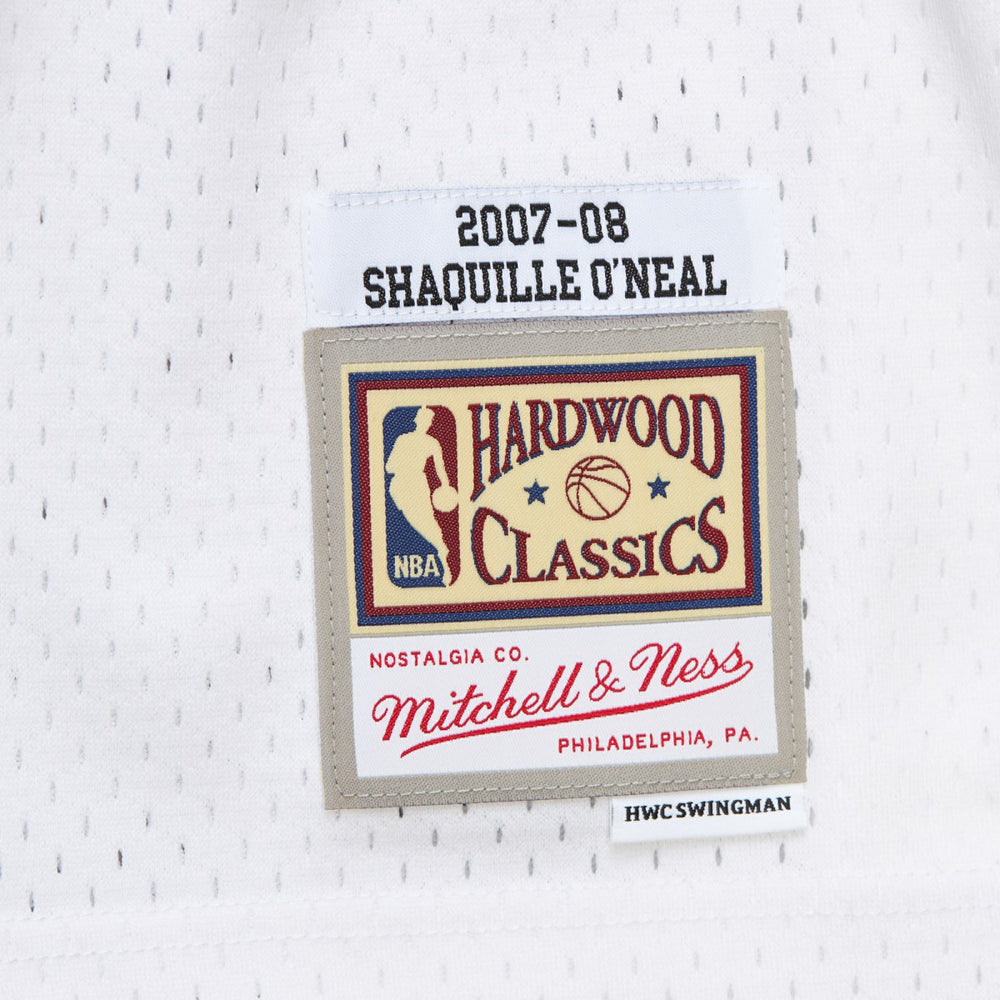 Shaquille O'Neal Miami Heat 2007/08 Hardwood Classics Swingman Jersey White | Mitchell & Ness discount