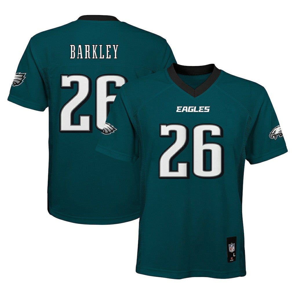 Saquon Barkley Philadelphia Eagles Preschool Replica Player Jersey Midnight Green