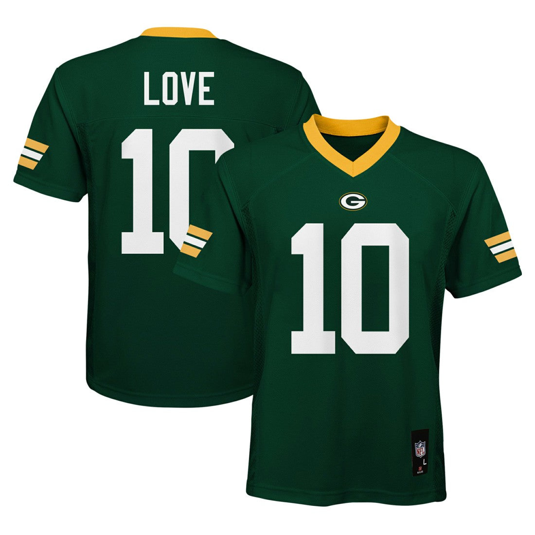Jordan Love Green Bay Packers Youth Replica Player Jersey Green